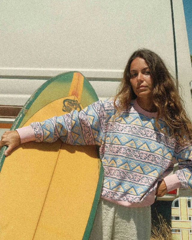 Relaxed Dresses High Tides Brooklyn Crew Neck Sweatshirt - Multi