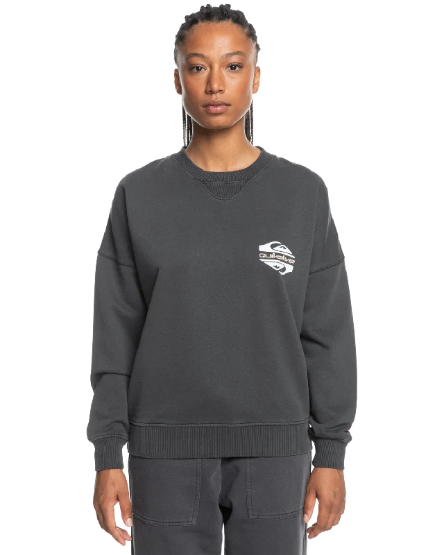 Sports Cool Uni Oversized Crew Sweatshirt in Tarmac