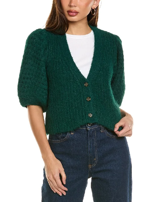 Soft And Comfortable Saltwater Luxe Wool-Blend Cardigan