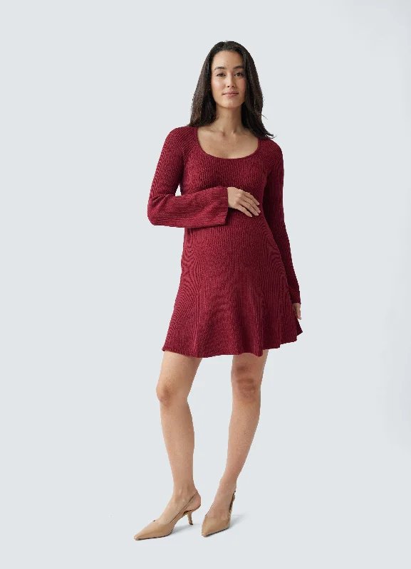 Dessert Matching The Flare Maternity Sweater Dress