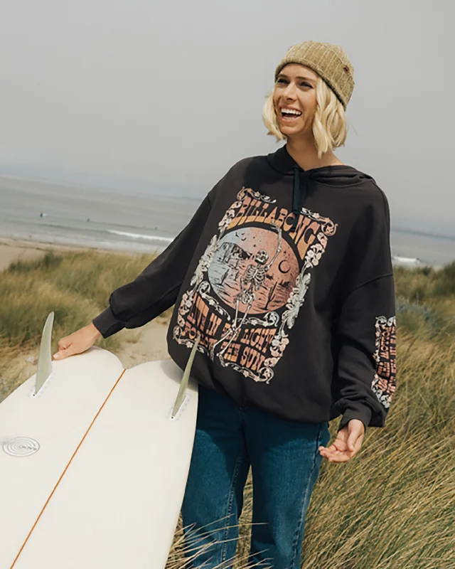 Fashion Must-have Rhythm Pullover Hoodie - Black Sands