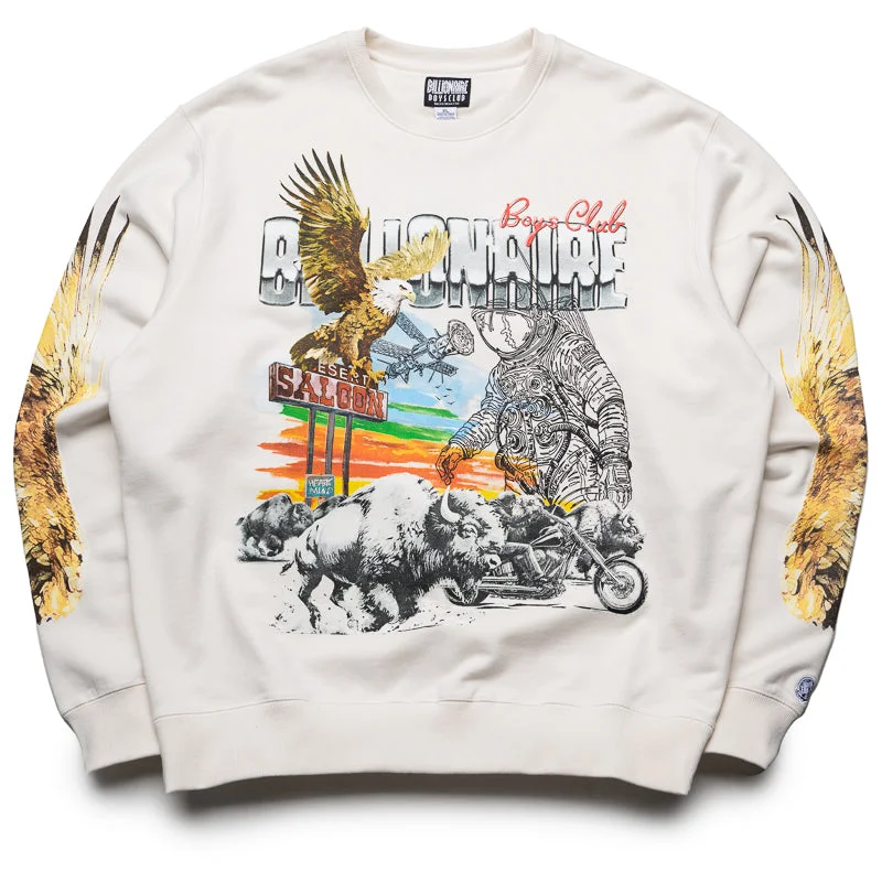 Summer Selection Billionaire Boys Club Desert Eagle Sweatshirt - Whisper White