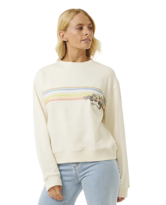 Soft Looks Hoffman Relaxed Sweatshirt in Bone