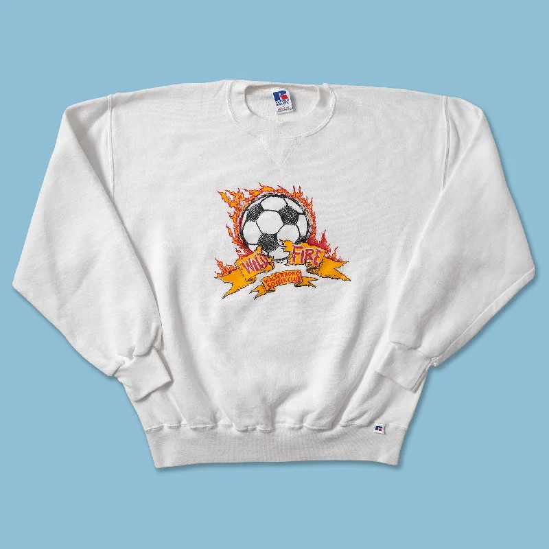 Classic Color Vintage Russell Athletic Walterboro Soccer Club Sweater Medium
