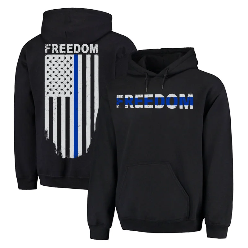 Design Perception Hoodie - Thin Blue Line Freedom