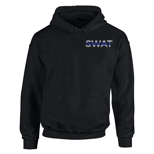 Minimalism Hoodie Unisex - SWAT Thin Blue Line