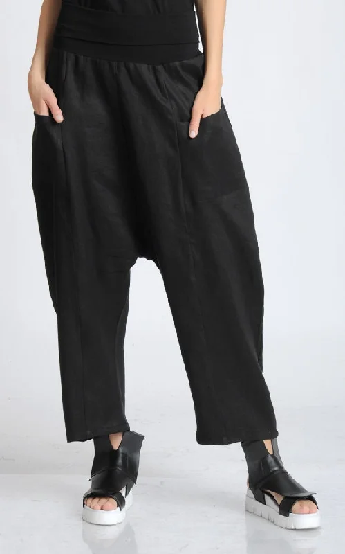 Sports Trend Black Minimalist Pants