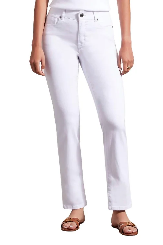 Wandering freely Sophia Straight Leg Jeans In White
