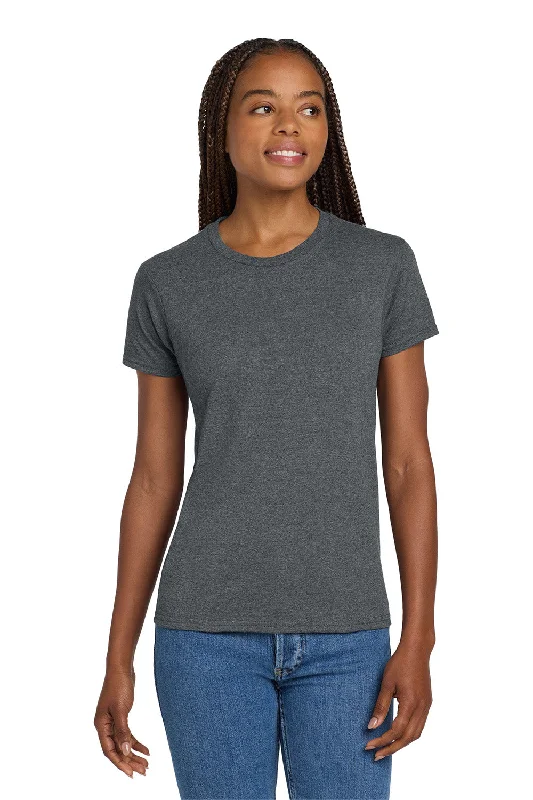 Fashion And Simplicity Gildan Womens Ultra Short Sleeve Crewneck T-Shirt - Heather Dark Grey Fashion And Simplicity Gildan Womens Ultra Short Sleeve Crewneck T-Shirt - Heather Dark Grey