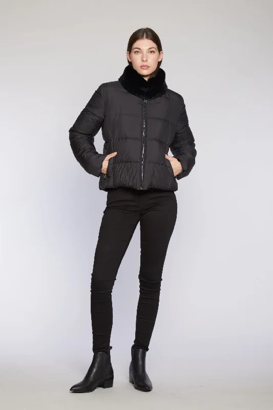 High Street Style #180 Cropped Down and Rabbit Jacket