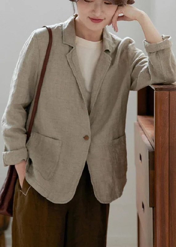 Celebrity Style Classy Notched Plus Size Coat Gifts Cinched Spring Outwears