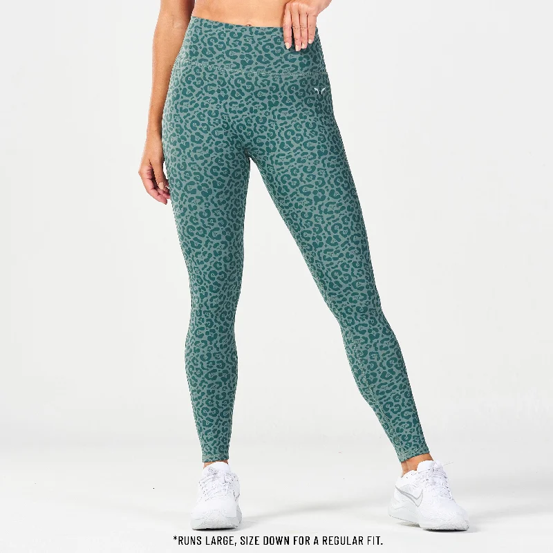 Versatile Comfort Wear Core Agile ACT Leggings 27" - Dark Forest Print