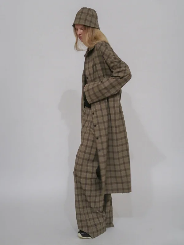 Fashion Classic RELAXED PULL ON PANT- TECHNICAL PLAID