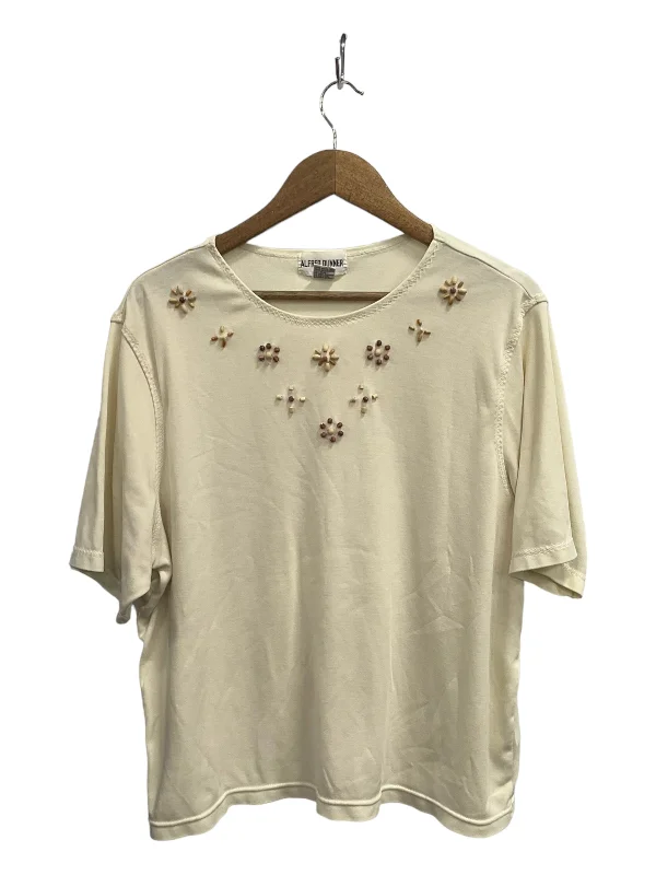 Fashion Style Top Short Sleeve Basic By Alfred Dunner  Size: 2x