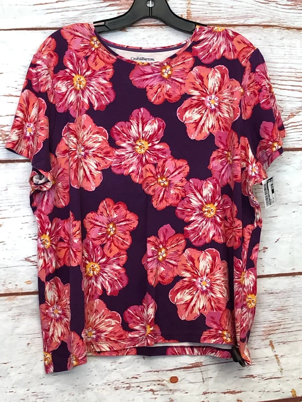 Body Design Top Short Sleeve By Croft And Barrow  Size: 2x