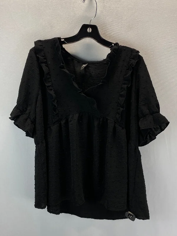 Leisure Travel Top Short Sleeve By Shein  Size: 1x