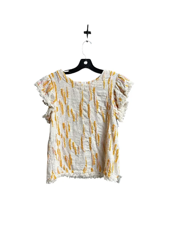 Soft Wearables Top Short Sleeve By Thml In Multi-colored, Size: S