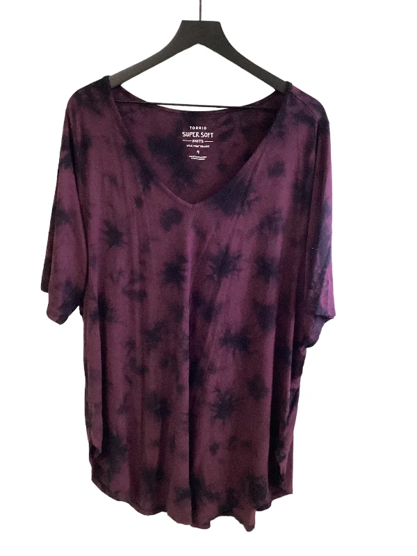 Soft Clothing Top Short Sleeve By Torrid  Size: 4x