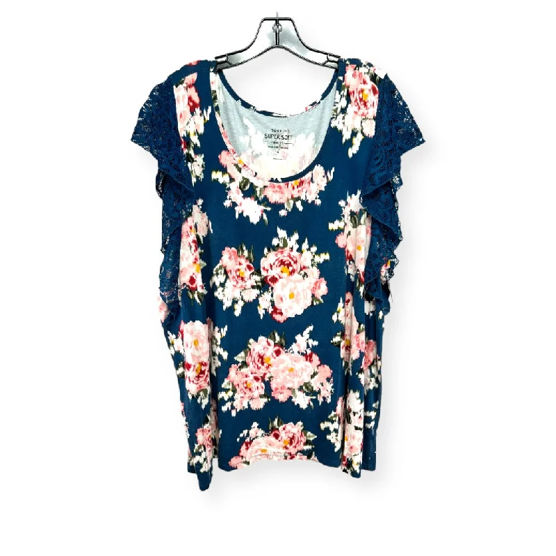Fresh And Natural Top Short Sleeve By Torrid  Size: 4x
