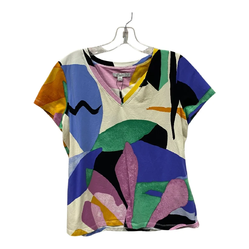 Fresh And Simple Top Ss By Chicos In Multi, Size:L