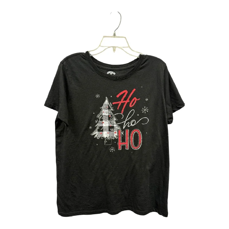 Advanced Design Top Ss In Black, Size:L