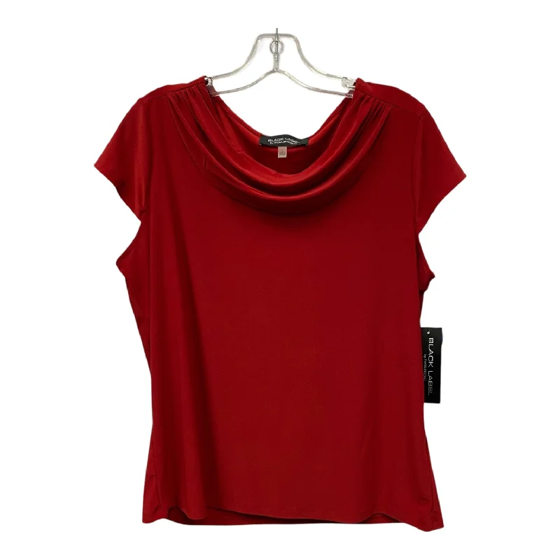 Playful Style Top Ss By Evan-Picone In Red, Size:L