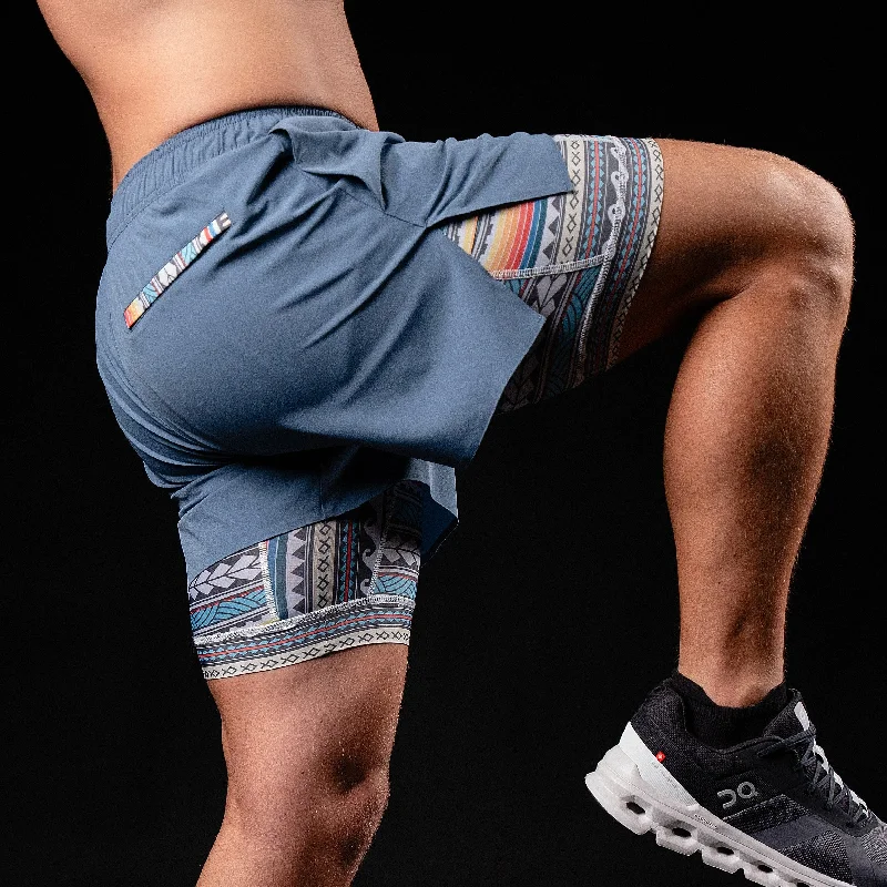 High-end Design Mana Short (Performance) - Slate Blue 5.5" & 7"