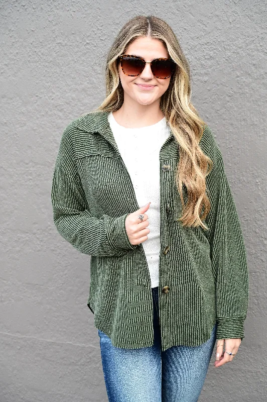 Classic Style OLLIE OVERSIZED CRISP BUTTON JACKET S-XL